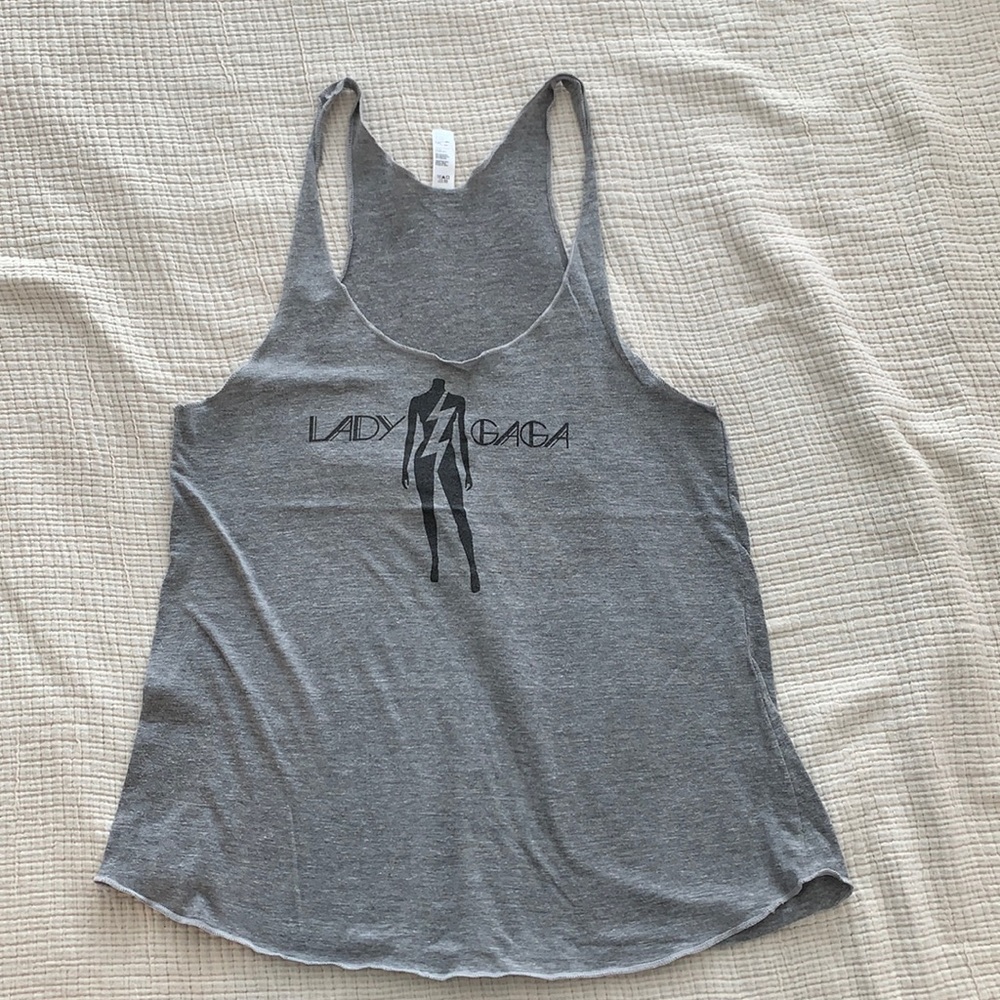 Lady Gaga SIGNED tank top - US L